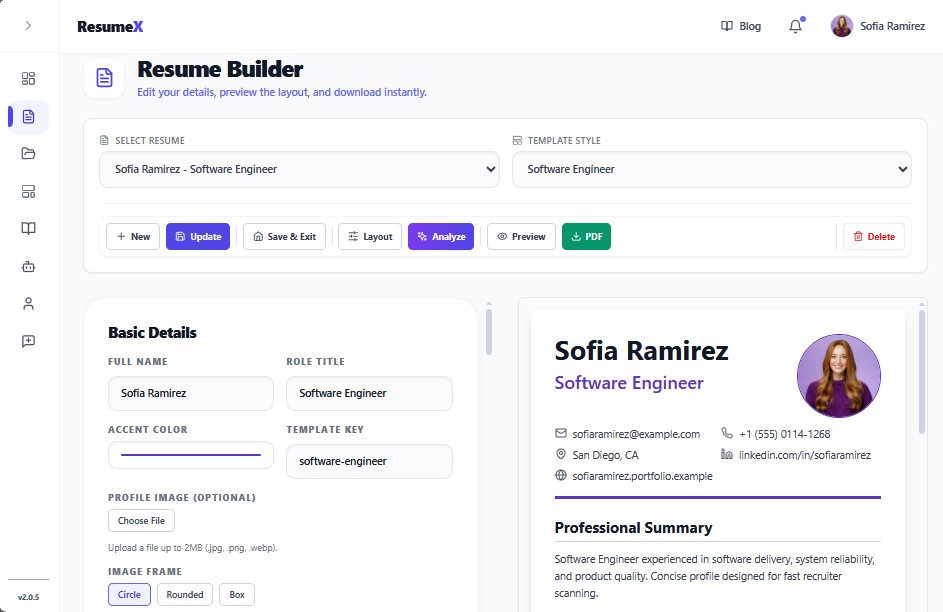 Resume-X screenshot 4